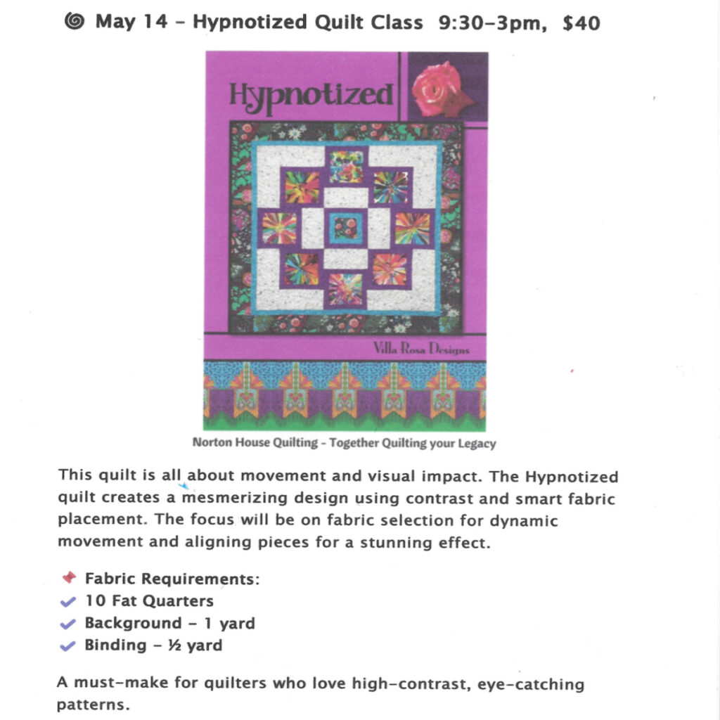 May 14 classes