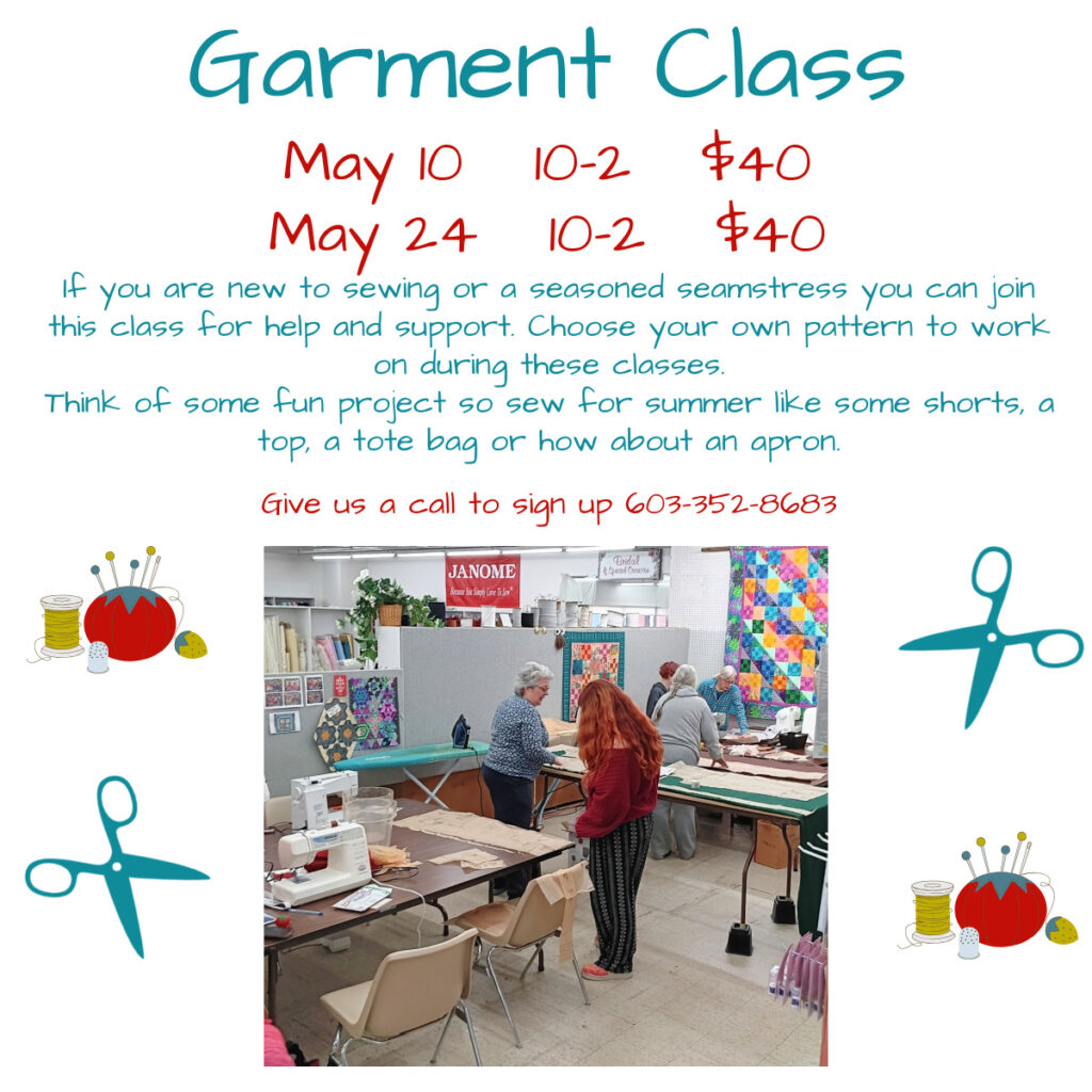 May garment classes