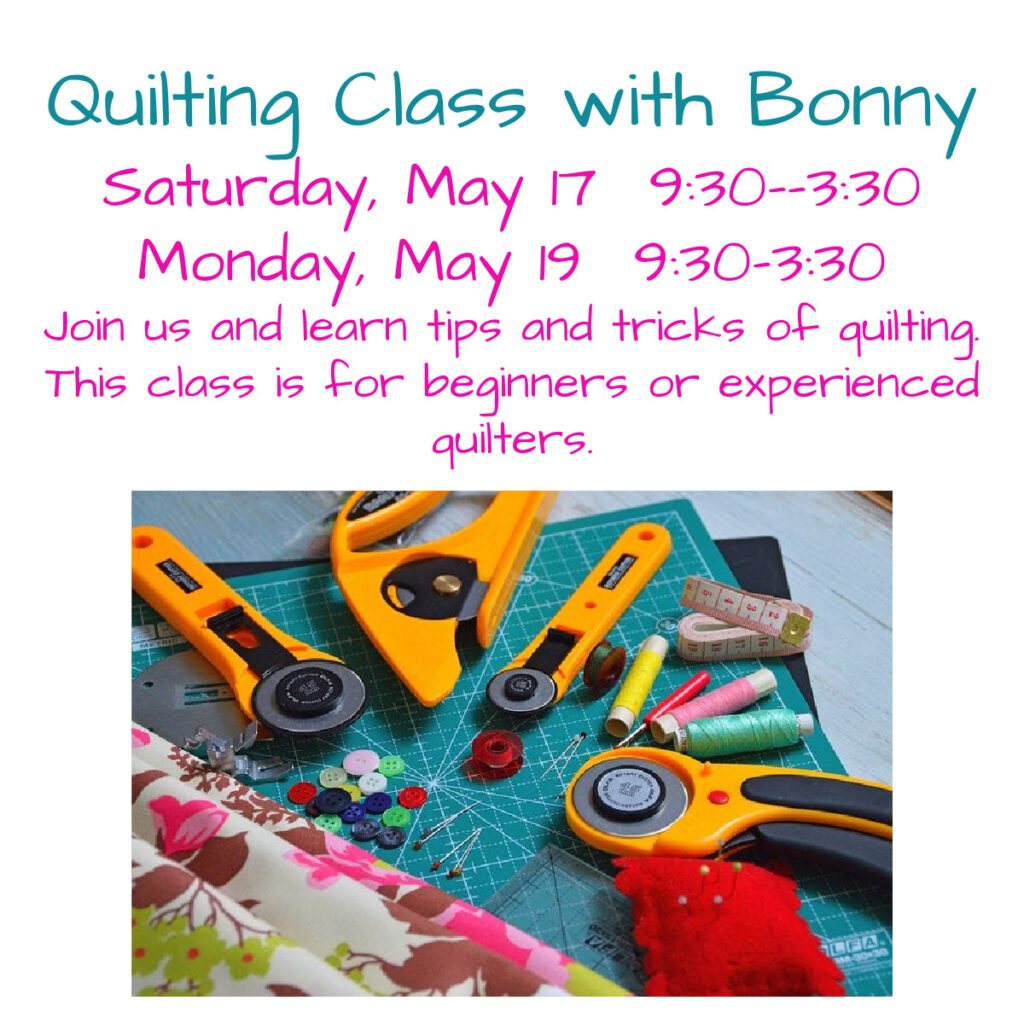 Quilting with Bonny May